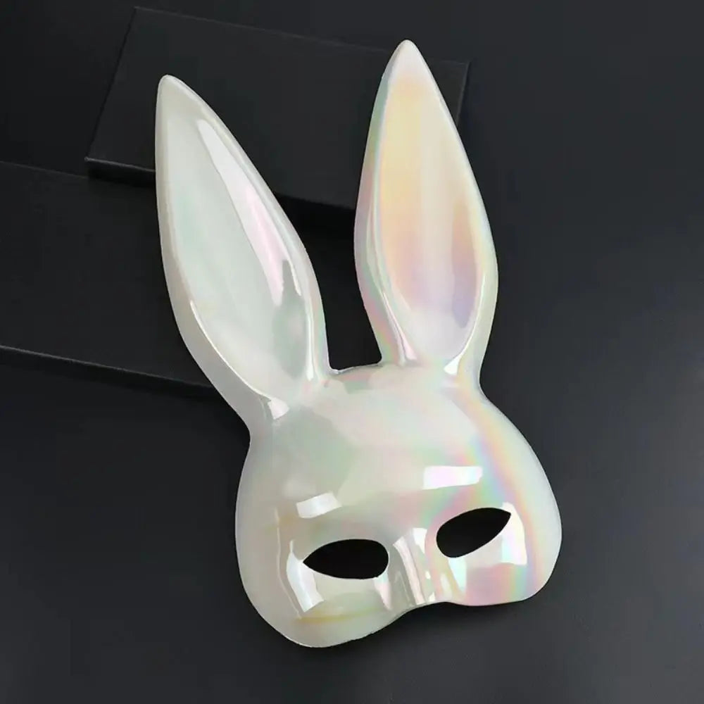 Colourful Rabbit Ear Cosplay Mask – Sexy Bunny Ears Half Face Cover