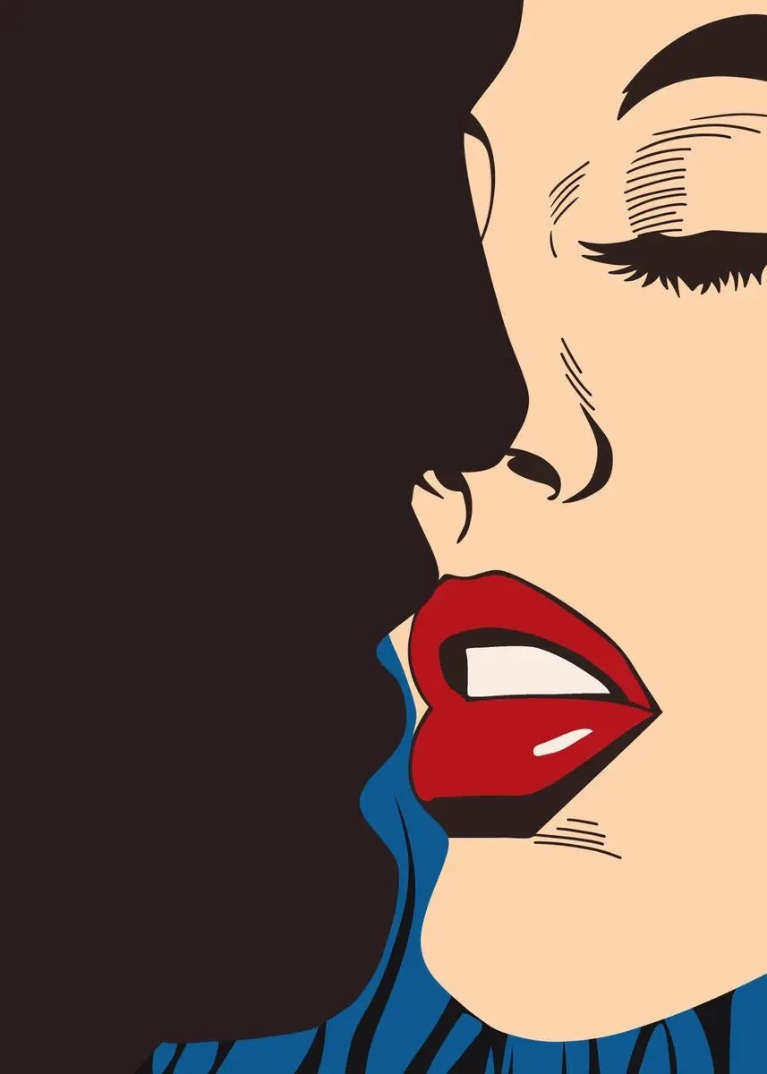 Fiery Femmes – Abstract Pop Art Canvas