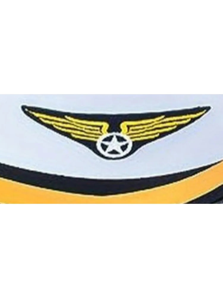 Pilot Clothing Set – Aviation Captain Outfit with Hat, Shoulder Badge, Tie & Sunglasses