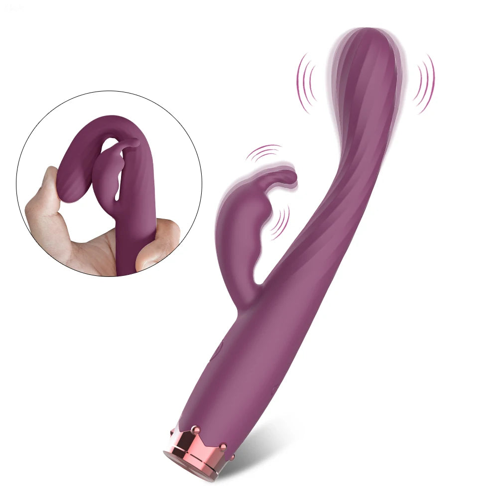 BlissBunny – Beginner G-Spot & Clitoral Rabbit Vibrator for Women