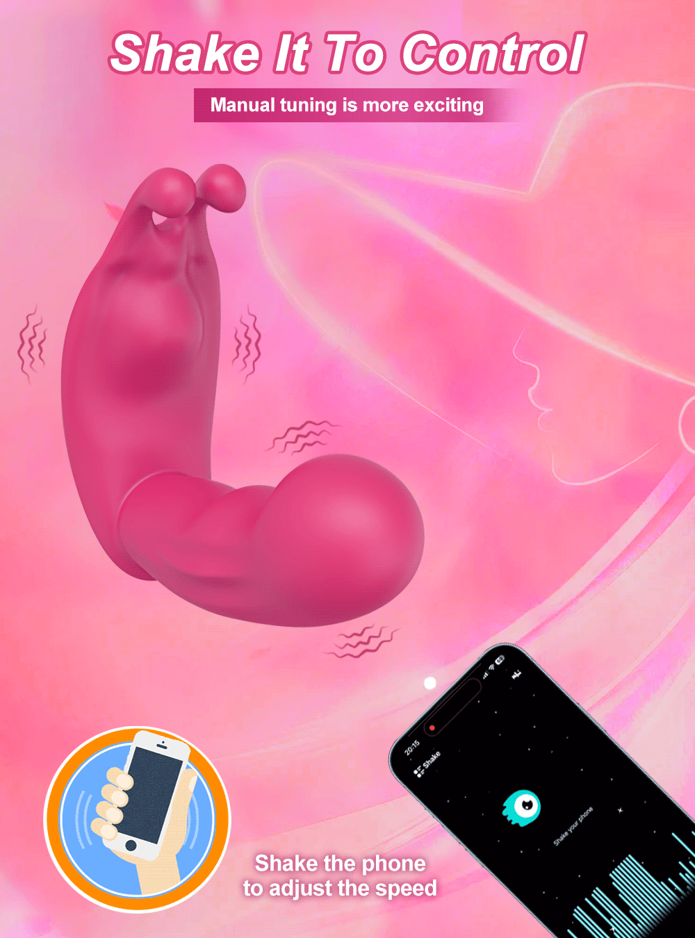 LushVibe – App-Controlled Wearable Vibrator for Clitoral & Vaginal Pleasure