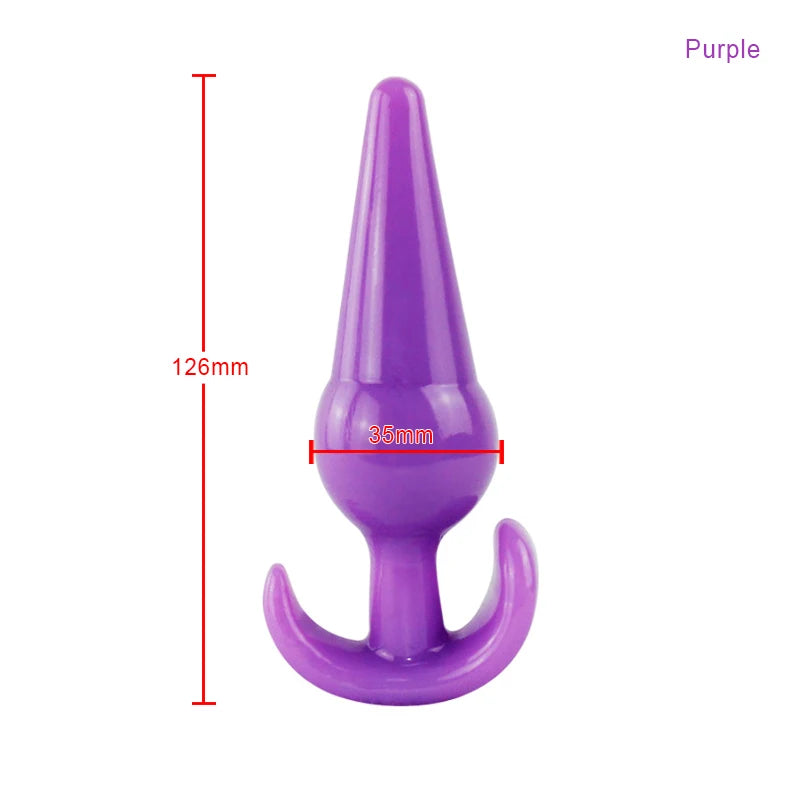 FlexFit Unisex Silicone Anal Plug – Soft, Body-Safe Prostate Massager & Fetish Play Toy For Every Body. Every Fantasy. Every O.