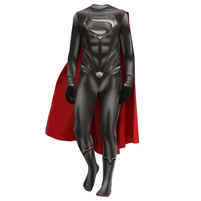 Epic Superhero Muscle Suit for Men – Deluxe Spandex Bodysuit with Cape, Perfect for Halloween & Cosplay