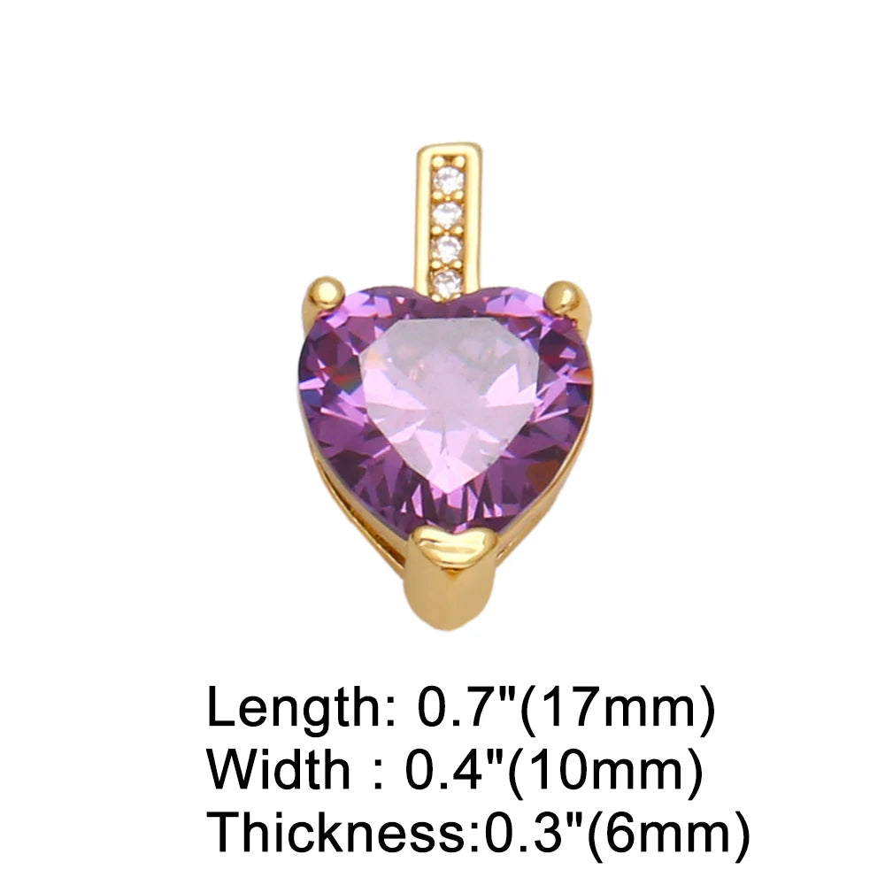 Trendy Crystal Heart Pendant