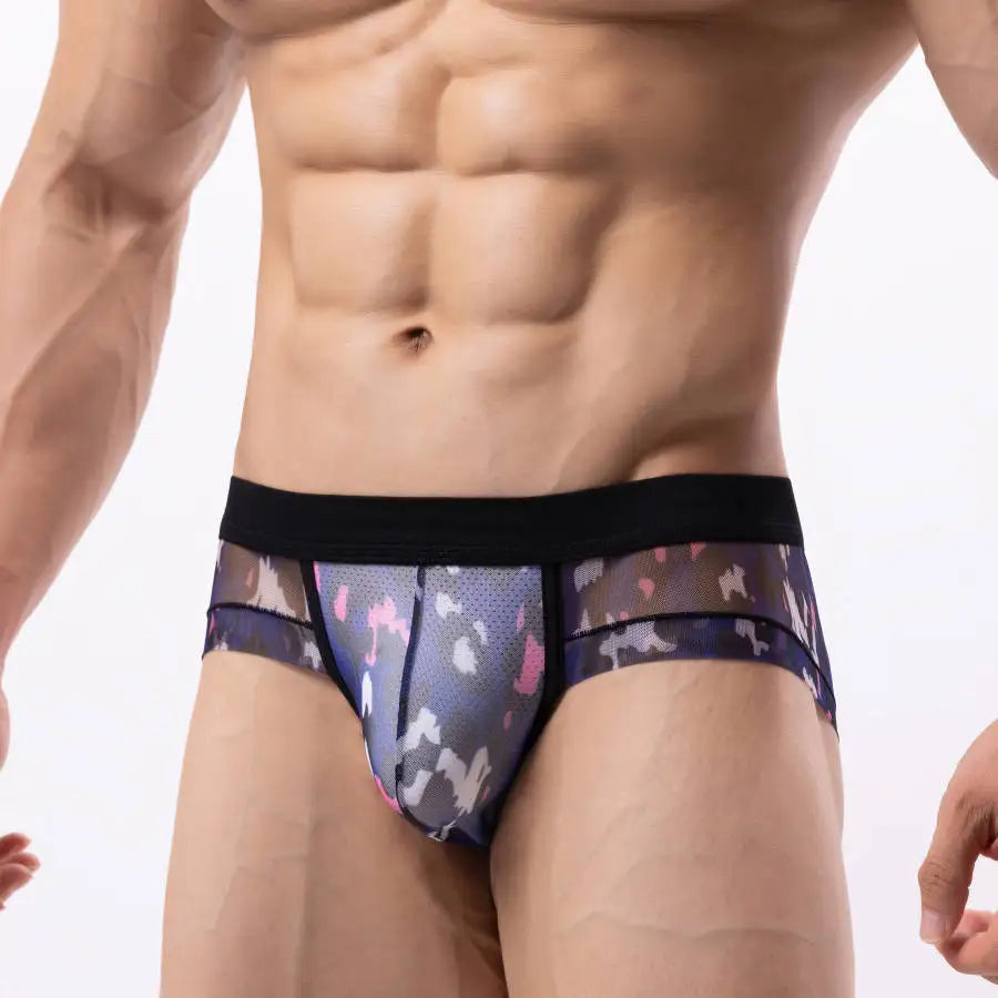 Men’s Breathable Mesh Briefs – Low Waist & Plus Size