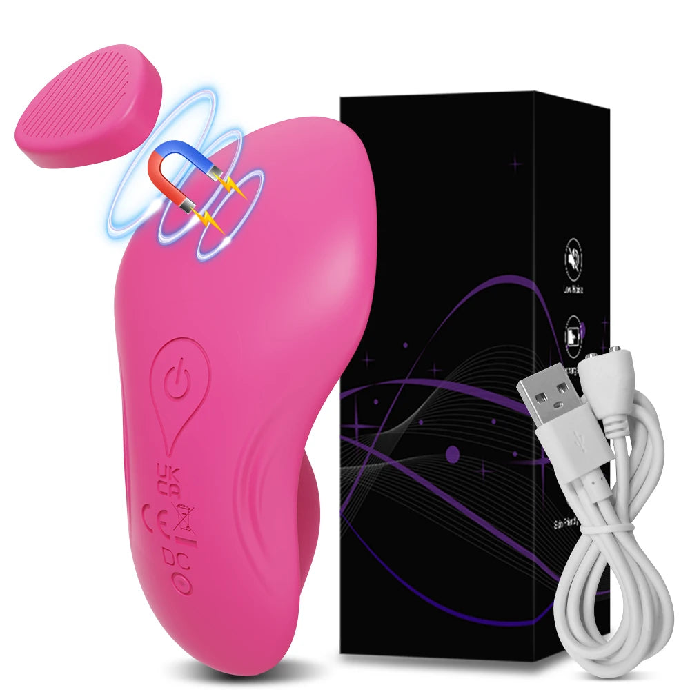 VibeLink App-Controlled Wearable Vibrator – Magnetic Clit Egg for Discreet Pleasure