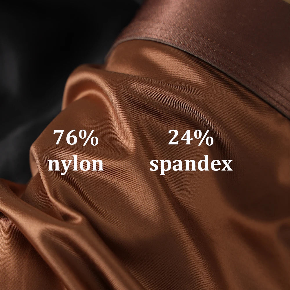 Smooth & Sexy – Luxury Ice Silk Boxer Shorts for Men