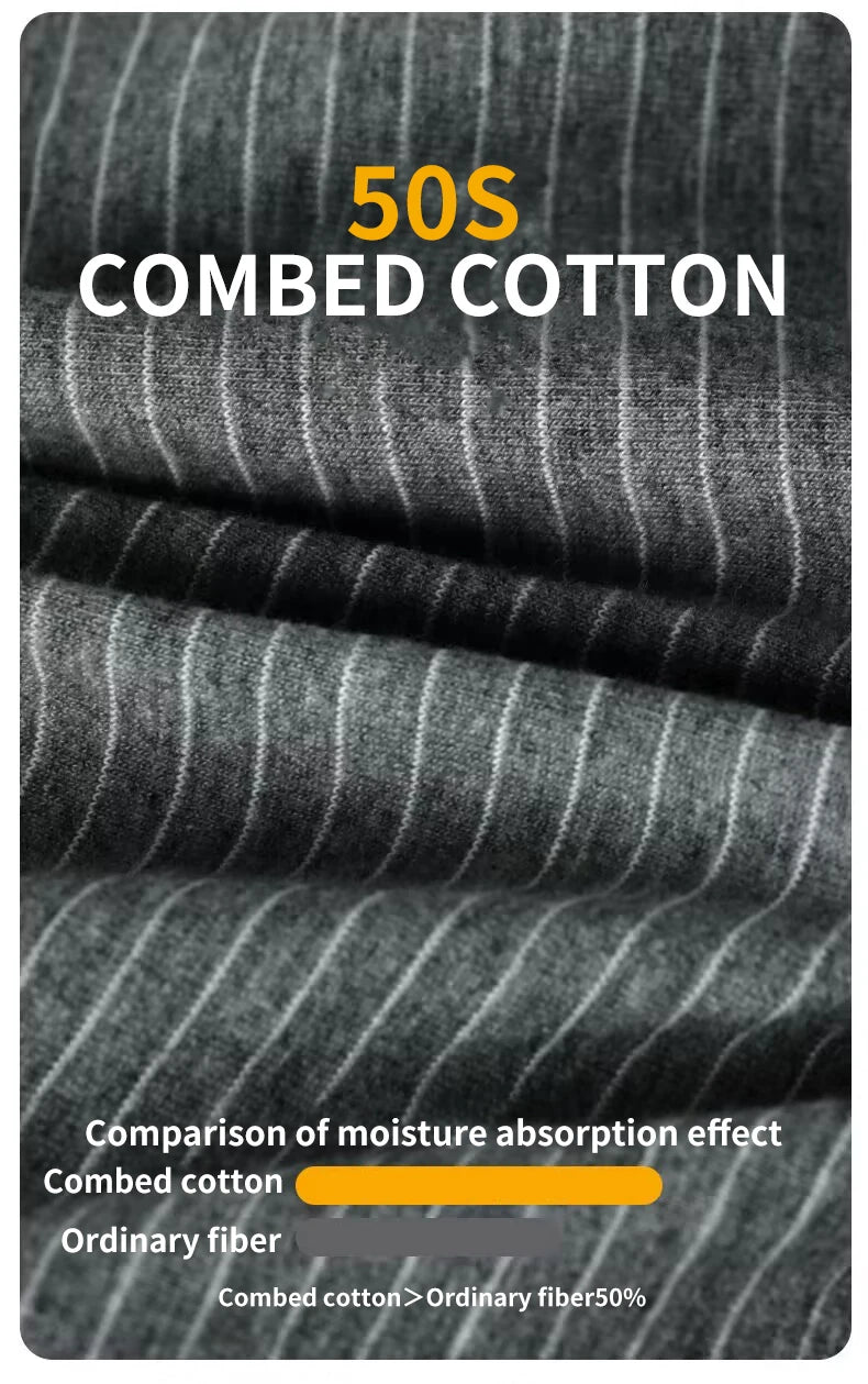 Graphene Cotton Boxers – 4PCS Striped Men’s Underwear