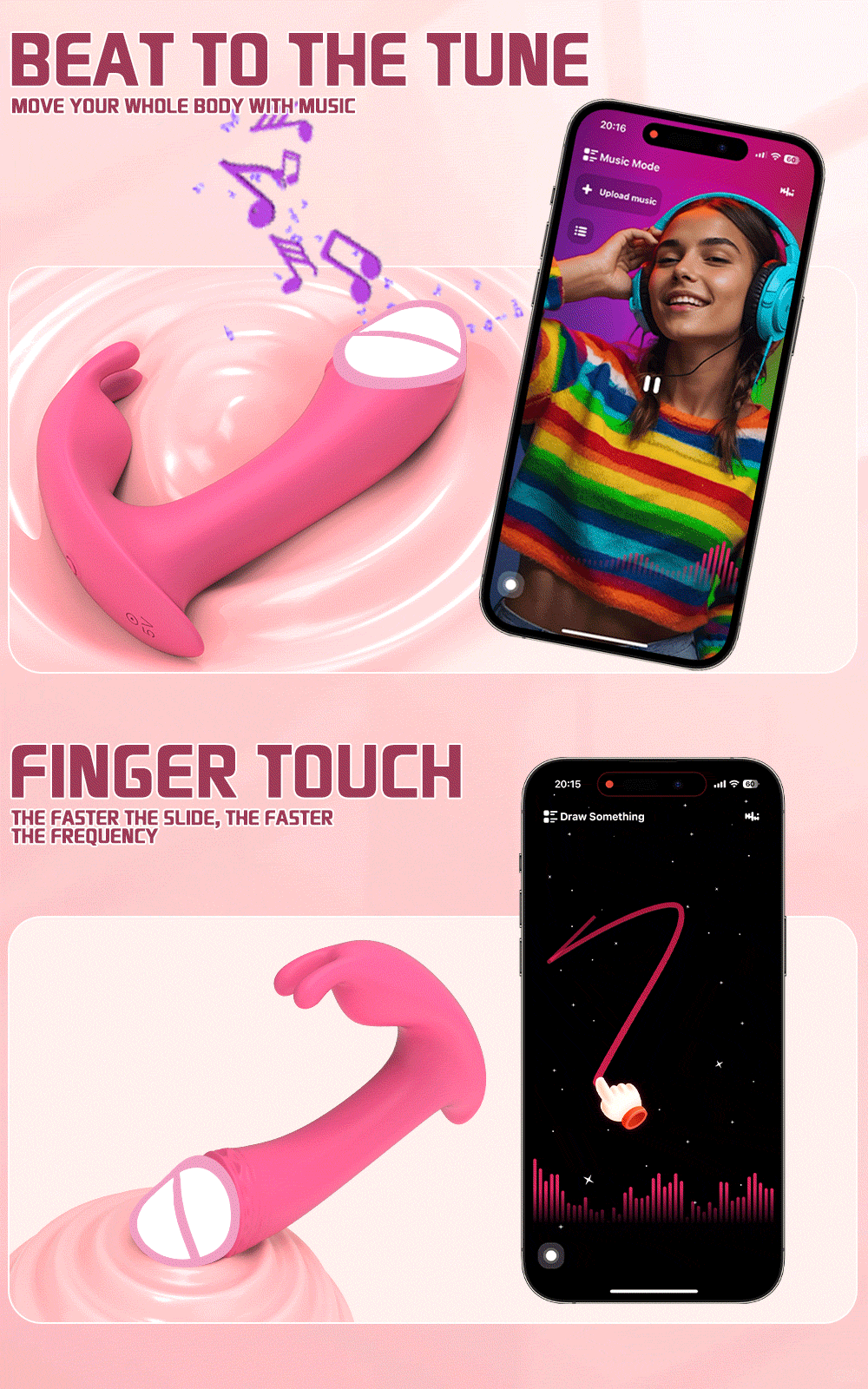 LushVibe – App-Controlled Wearable Vibrator for Clitoral & Vaginal Pleasure