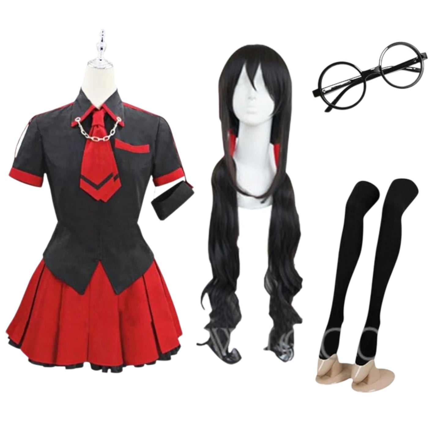 Custom Blood-C Kisaragi Saya Costume – Women's Anime School Uniform for Cosplay & Parties Custom Made Sexy Outfit