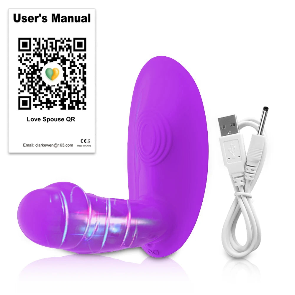 LushVibe – App-Controlled Wearable Vibrator for Clitoral & Vaginal Pleasure