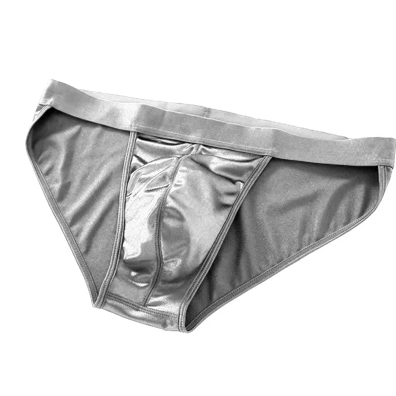 Men’s Satin Briefs – Silky, Sexy, Breathable Underwear in Solid Colours, S–3XL