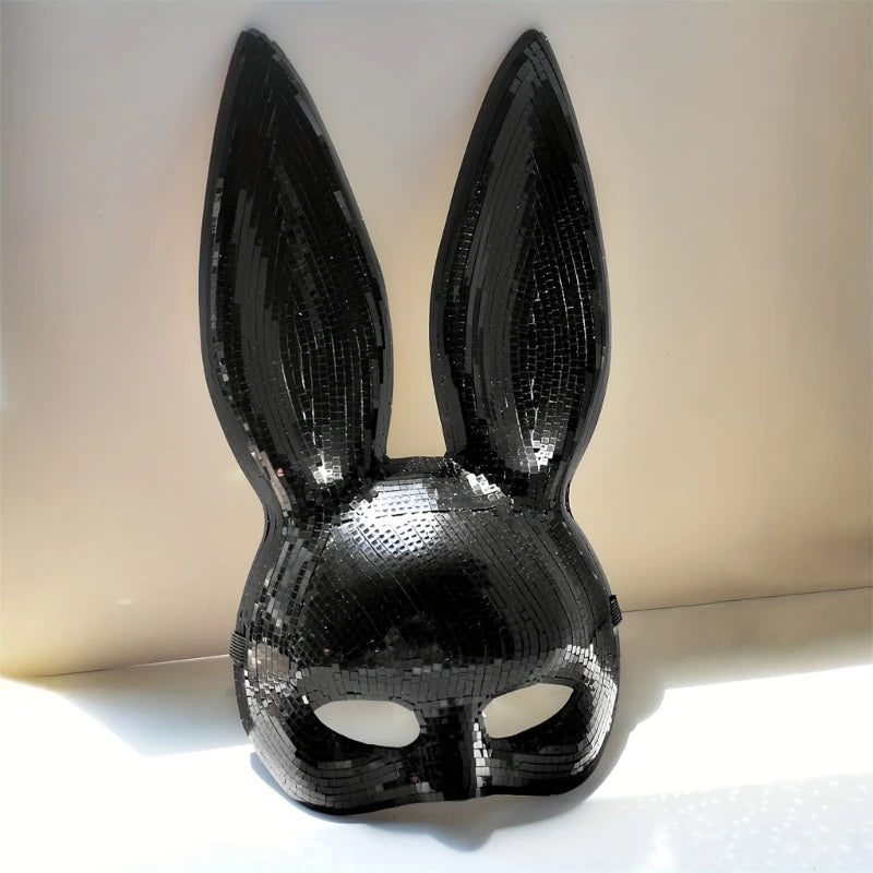 Realistic Rabbit Animal Face Mask – Adult Cosplay Accessory for Costume Parties & Events