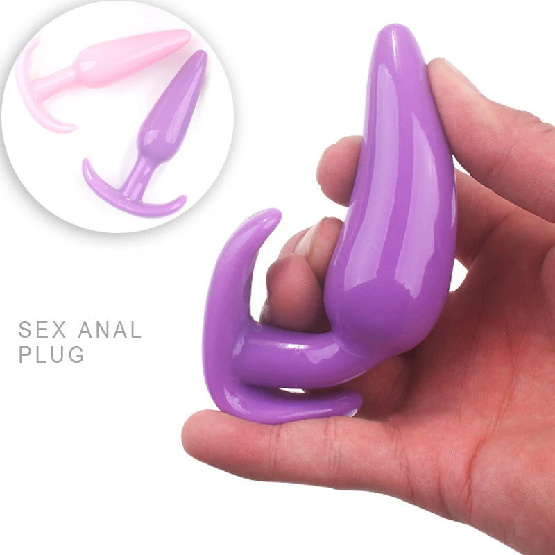 FlexFit Unisex Silicone Anal Plug – Soft, Body-Safe Prostate Massager & Fetish Play Toy For Every Body. Every Fantasy. Every O.