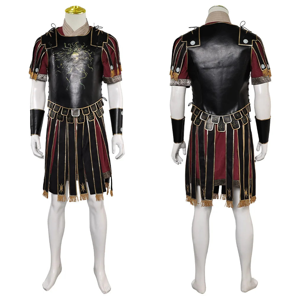 Gladiator Marcus Acacius Cosplay Costume – Knight Warrior Fantasy Outfit for Men