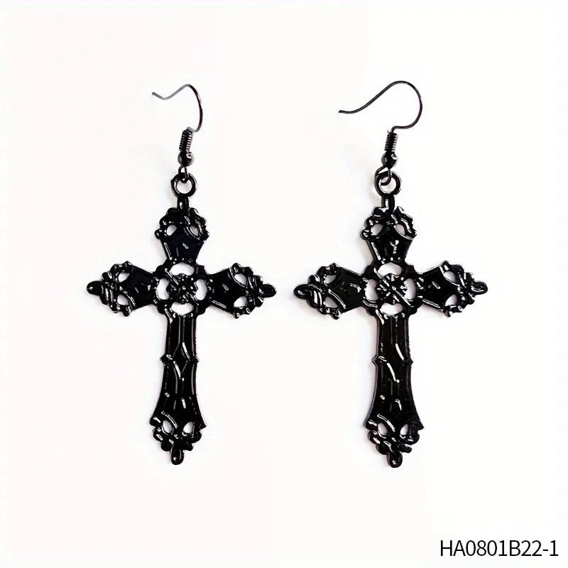 Accessory Set : Nun Costume Hat + Nun Collar+ Cross Pendent Necklace + Cross Print Stockings Ladie's Sexy Roleplay Set