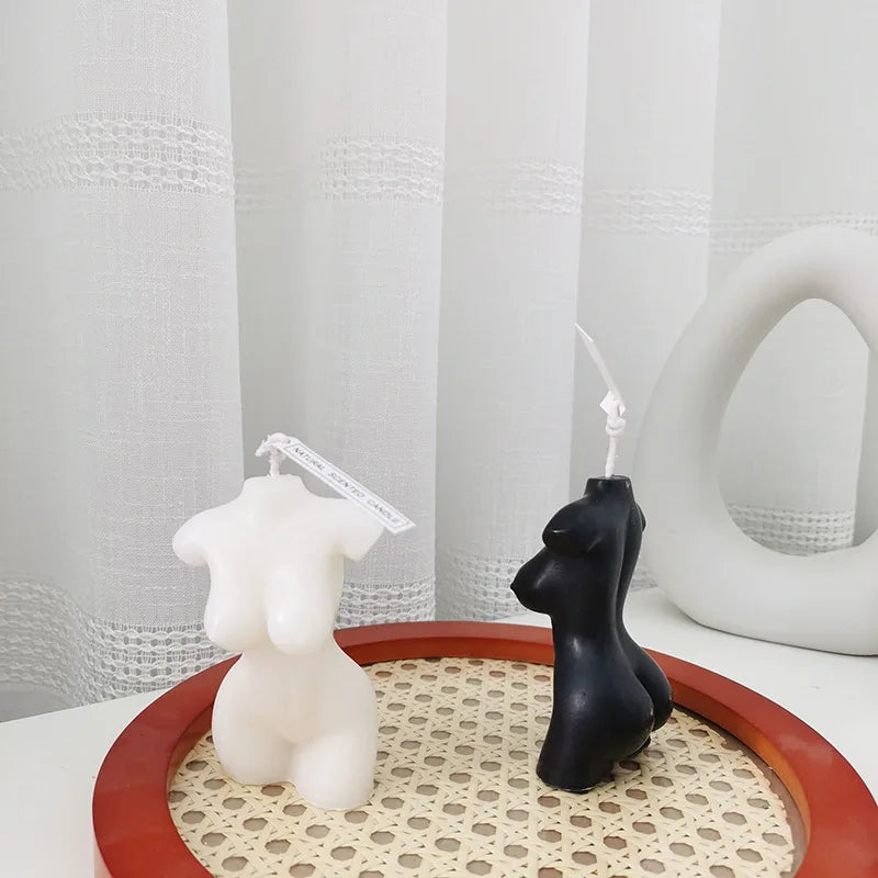 Female Body Scented Candle – Handmade Aromatherapy Decorative Sculpture for Home & Photography