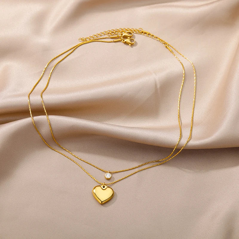 Celestial Charm Multilayer Necklace Set
