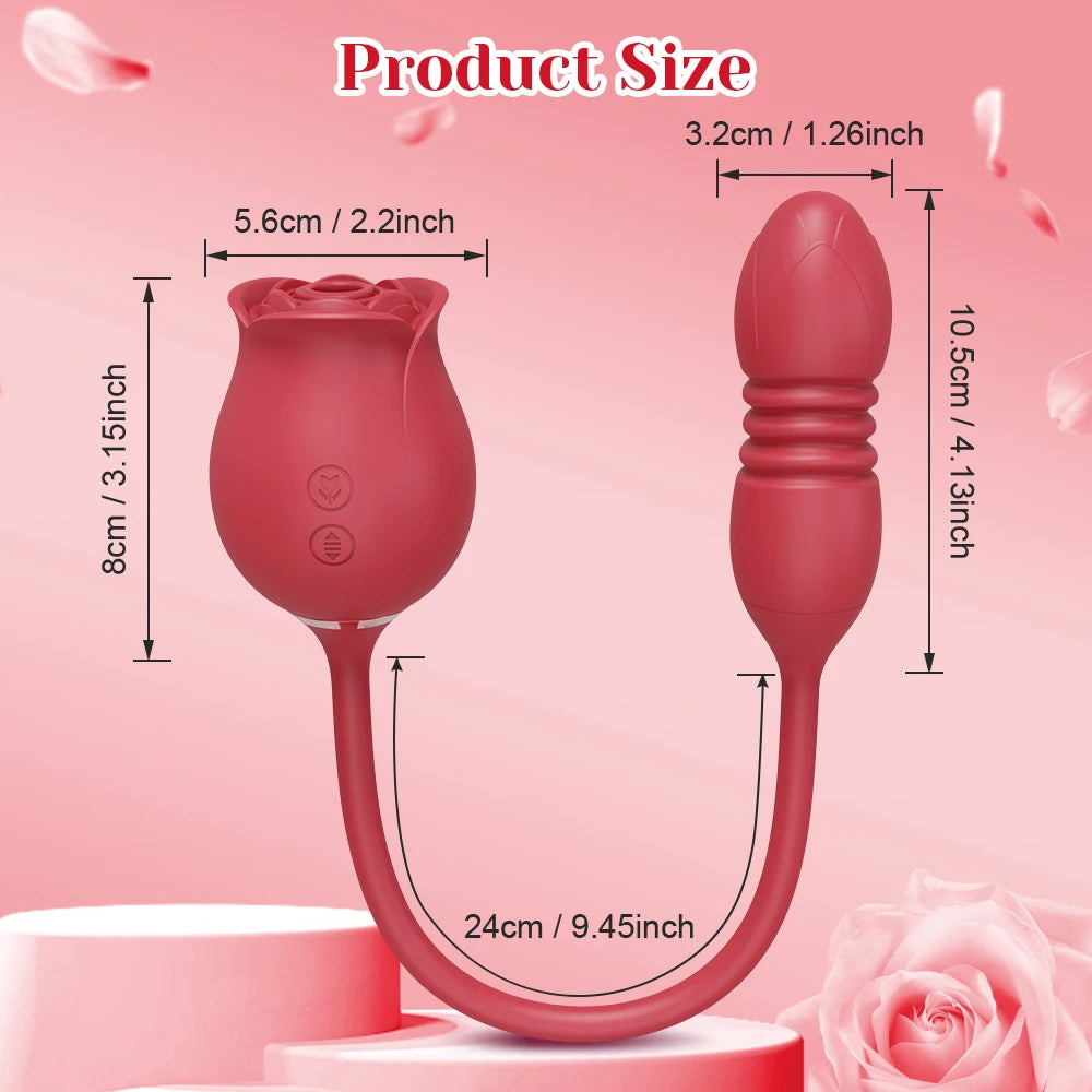 Lust Thrust – Sucking & Thrusting Tongue Vibrator for Intense Nipple & Clitoris Pleasure