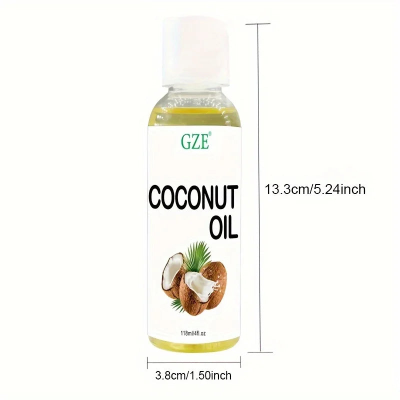 Fractionated Coconut Massage Oil – Premium Liquid Carrier Oil for Essential Oils | Relaxing, Lightweight Skin Moisturizer & Softener for Couples