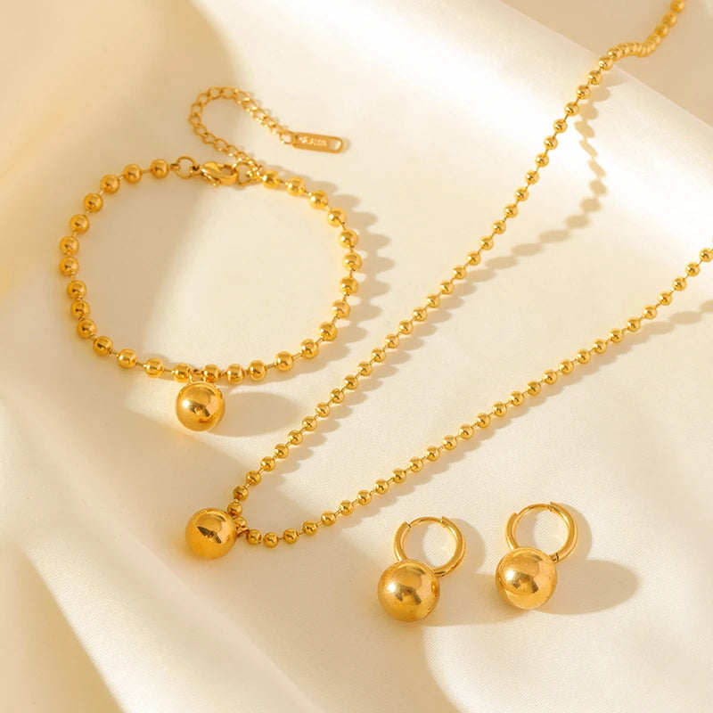 Shimmering Love Beads Jewelry Set