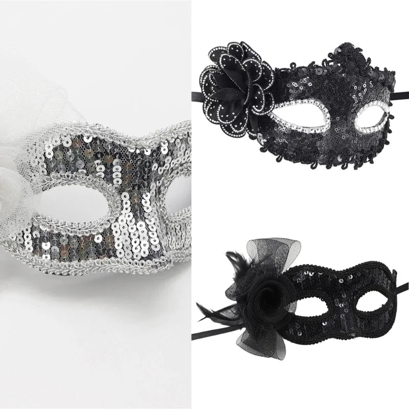 Half Face Mask Mask Halloween Mask Mardi Gras Mask Masquerade Mask Choice
Lace colours Unisex