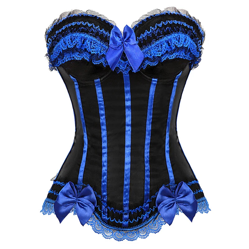 Sexy Black Mesh & Lace Mini Tutu Skirt with Bows + Corset – Flirty Multilayer Dancewear for Showgirls, Raves & Costumes