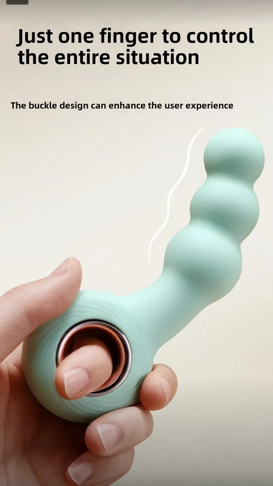 FlexRod – Unisex G-Spot & Prostate Pleasure Wand with Pull Ring & Anal Beads