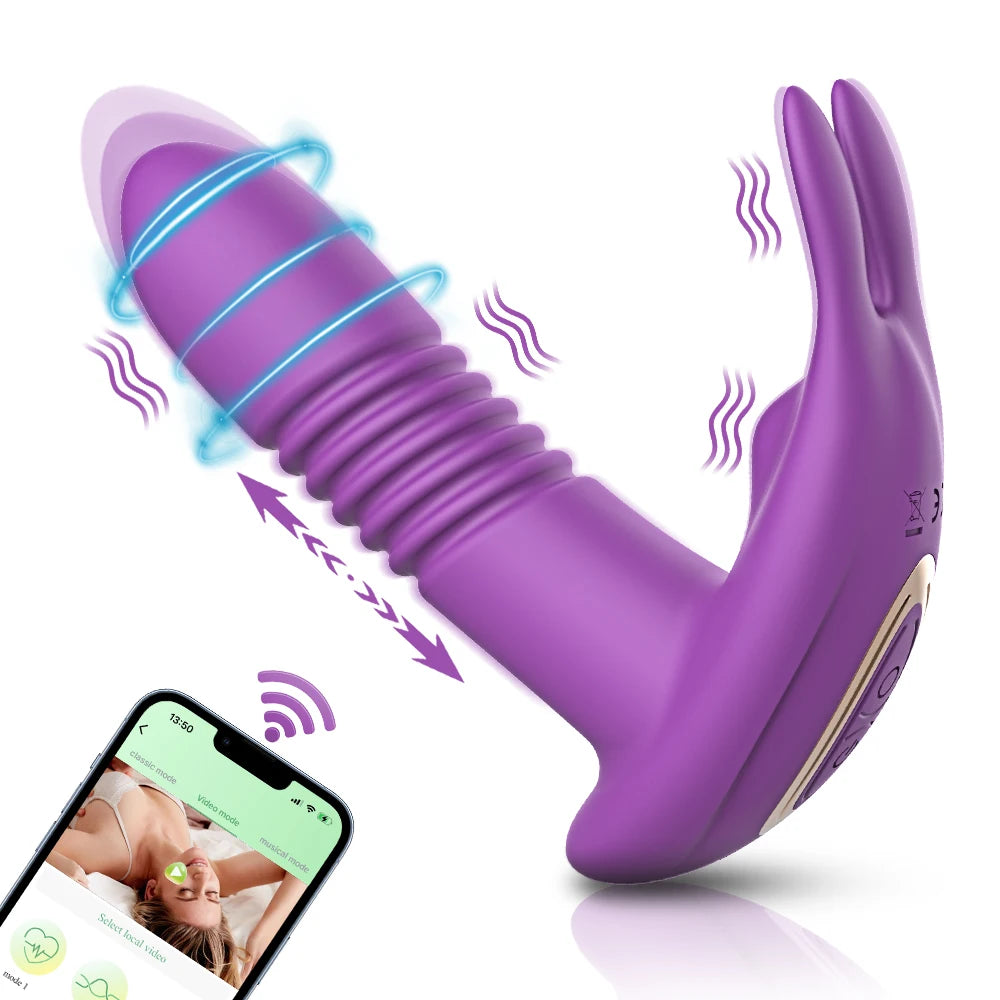 WhisperWear™ Outdoor Wearable Vibrator – Clitoral Stimulator & Vagina Dildo Massager