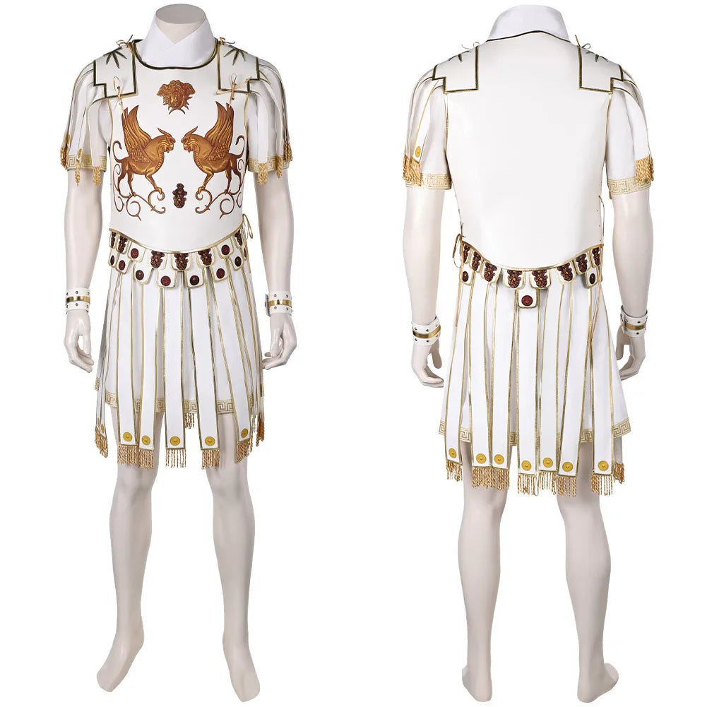 Gladiator Marcus Acacius Cosplay Costume – Knight Warrior Fantasy Outfit for Men