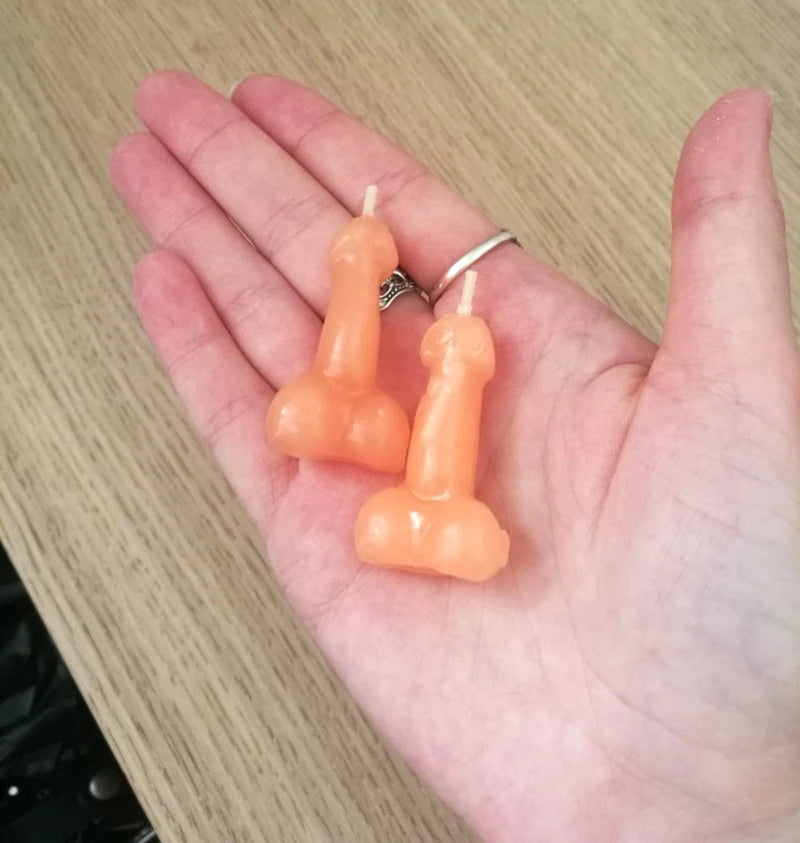 Mini Willy Penis / Breasts Candles for Birthday Cake All Occasions Cheeky Funny Hen Party Toys Dick Candle Funny Gift Joke Hen Night Party Birthday