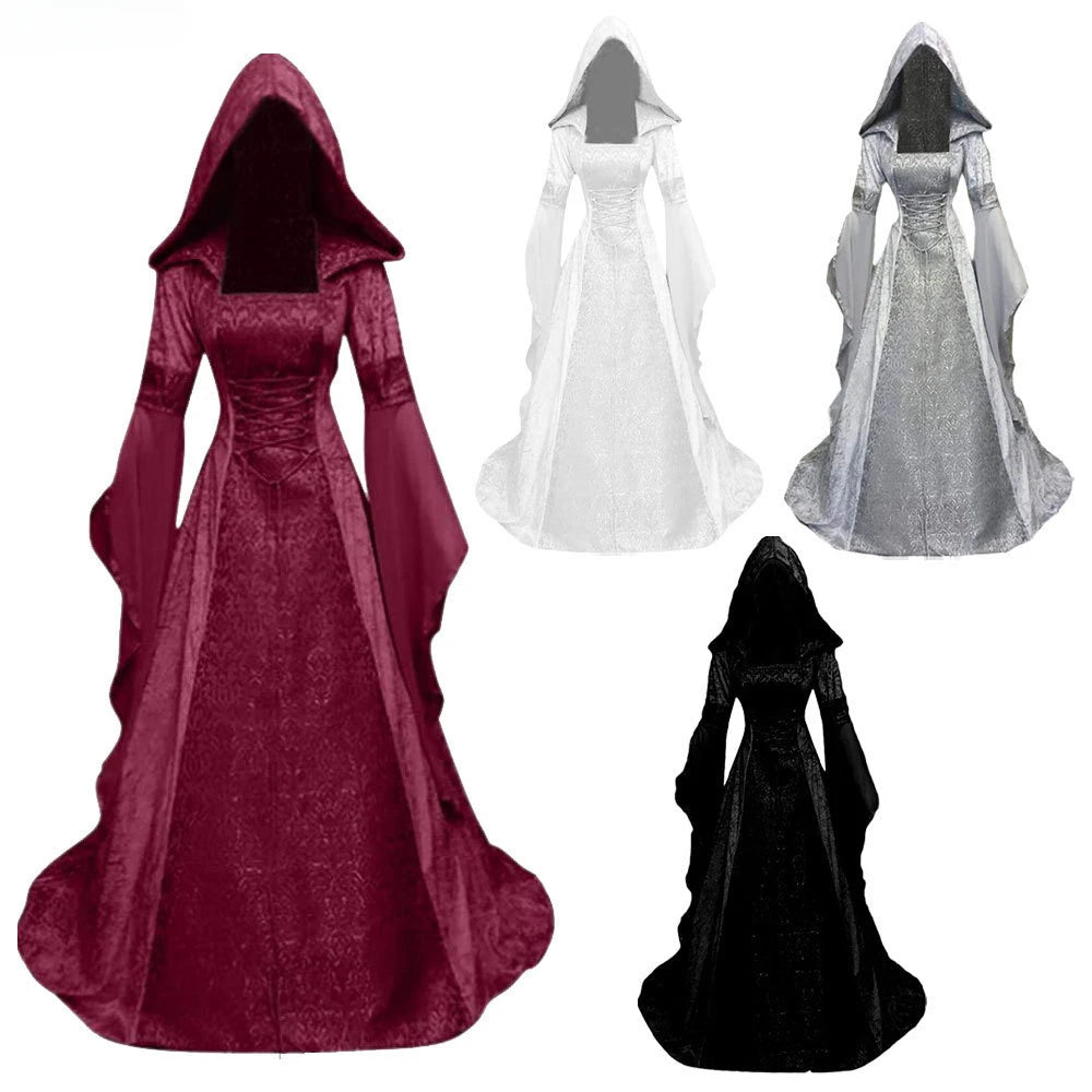 Deluxe Medieval Witch Maxi Dress