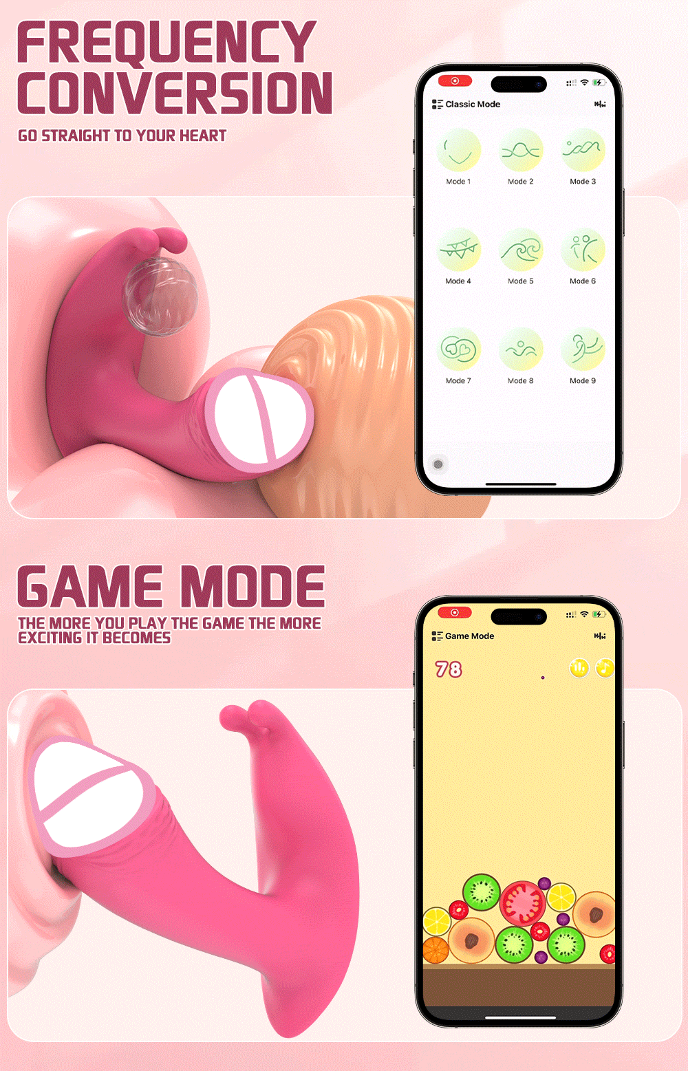LushVibe – App-Controlled Wearable Vibrator for Clitoral & Vaginal Pleasure