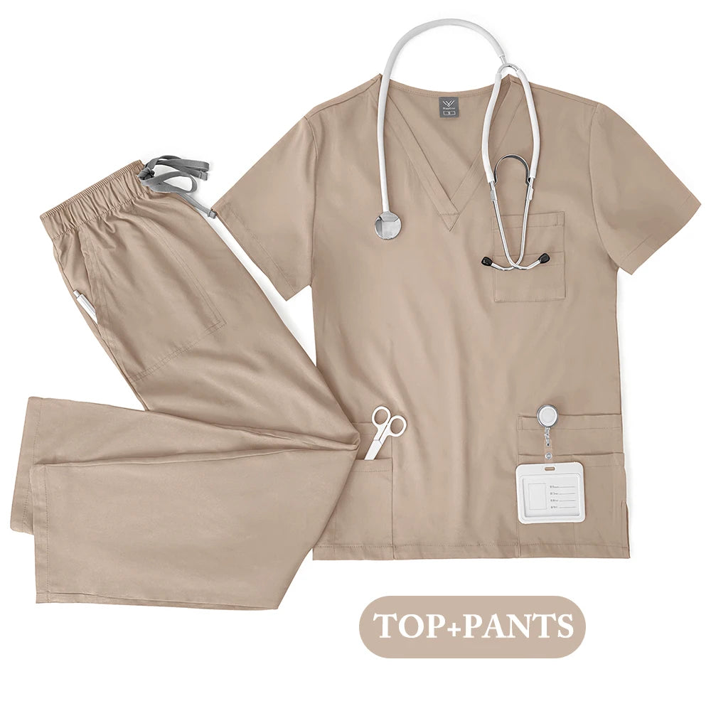 COLOURS Unisex Medical Scrub Set – Nurse & Doctor Uniform for Men and Women | Clinical Workwear Top & Pants for Hospital, Lab, Dental & Beauty Use