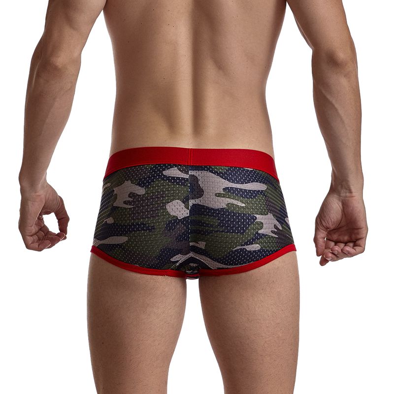 Men’s Breathable Boxer Briefs – 6PCS Camouflage Underwear
