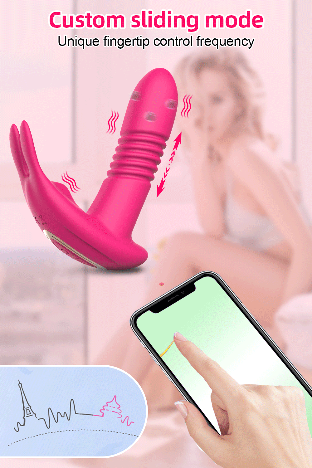 LushVibe – App-Controlled Wearable Vibrator for Clitoral & Vaginal Pleasure