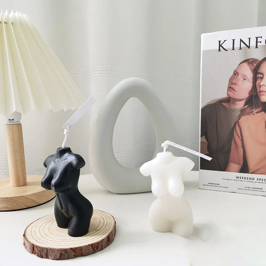 Female Body Scented Candle – Handmade Aromatherapy Decorative Sculpture for Home & Photography