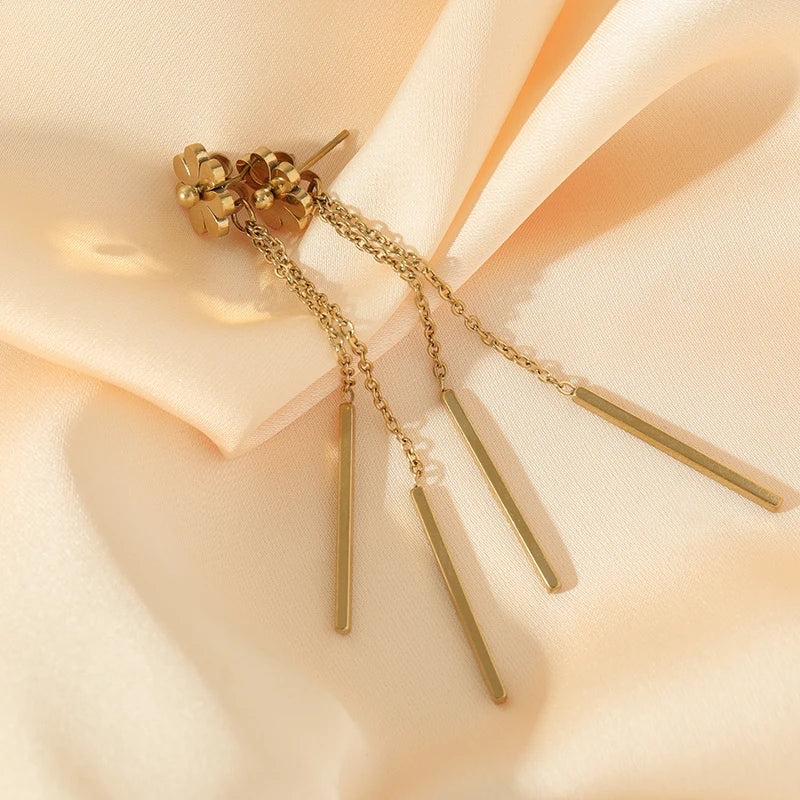 Golden Heart Waterproof Jewellery Set