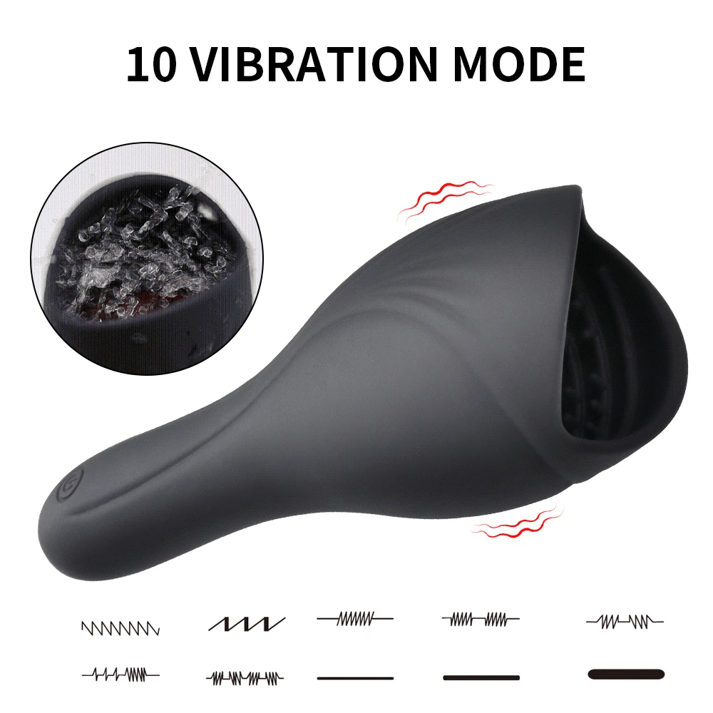 Automatic Tongue Licking Masturbator – Glans Stimulator & Stamina Training Toy for Men