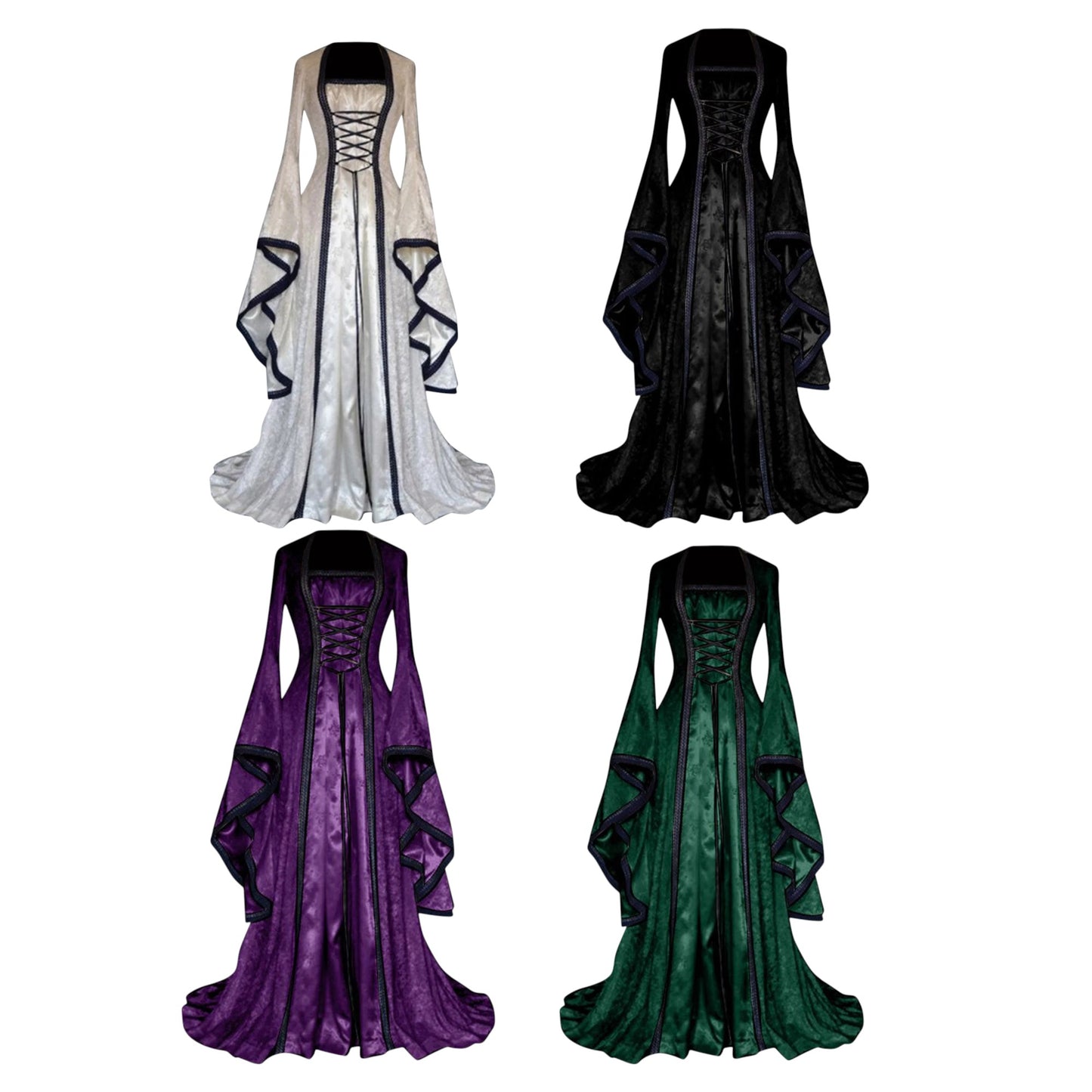 Medieval Gothic Dress Roleplay Cosplay Uniform Carnival Halloween Costume Female Retro Court Robe Noble Princess Dress Sexy Lady