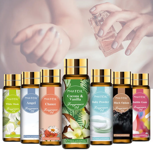 Coconut & Vanilla Fragrance Oil – Aromatherapy & Diffuser Scented Oils | White Musk, Bubble Gum, Baby Powder & More