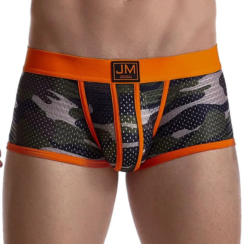 Men’s Breathable Boxer Briefs – 6PCS Camouflage Underwear