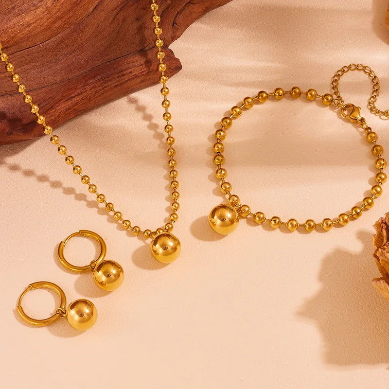 Shimmering Love Beads Jewelry Set