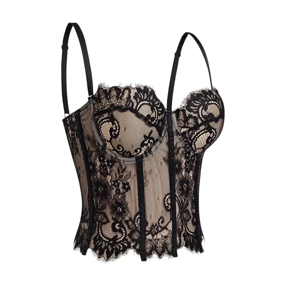 Spicy Girl Hollow Lace Camisole
