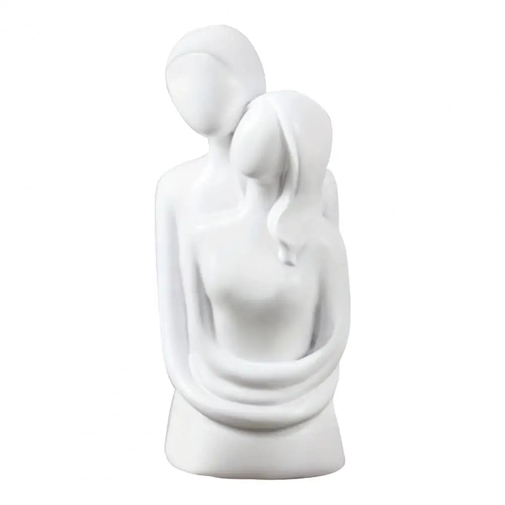 Embrace Couple Statue – Nordic Resin Figurine | Romantic Home Decor for Living Room, Bedroom & Office