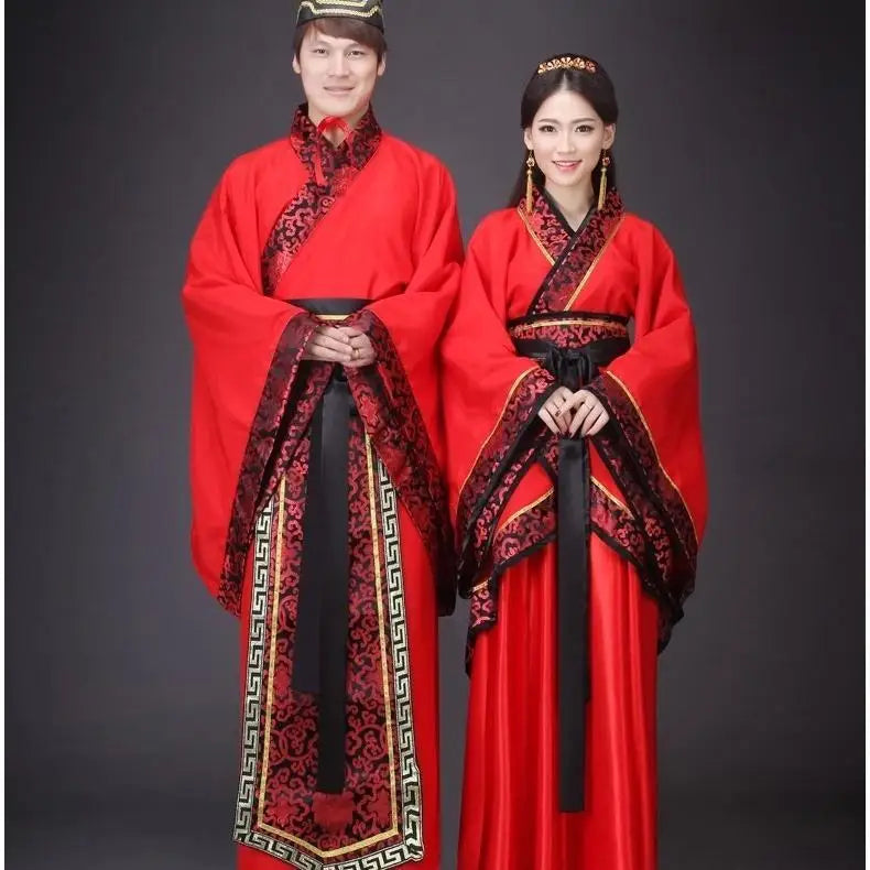 Hanfu Dress Couples – Chinese Traditional Cosplay Costume for Men & Women, Ancient Hanfu Performance Outfit