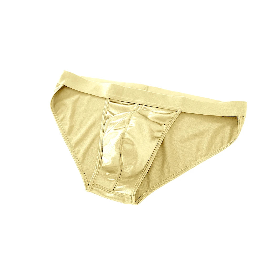Men’s Satin Briefs – Silky, Sexy, Breathable Underwear in Solid Colours, S–3XL