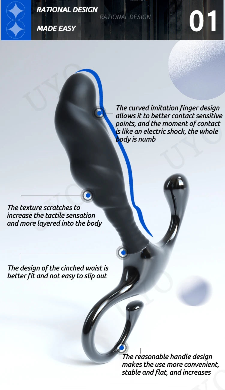 AlphaPulse – Manual Prostate Massager & Anal Plug for Men