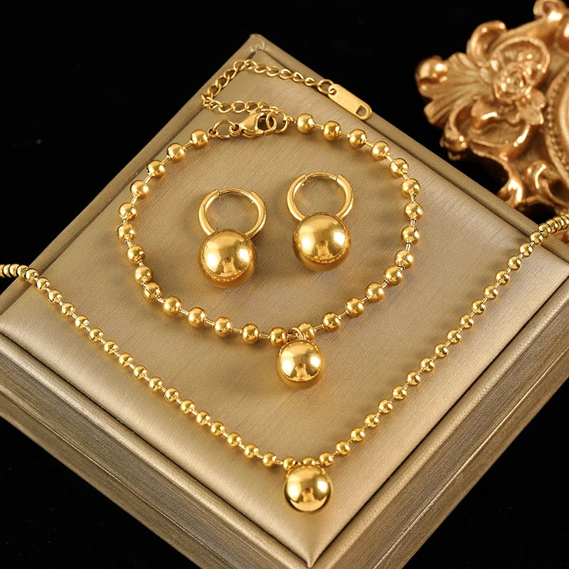 Shimmering Love Beads Jewelry Set