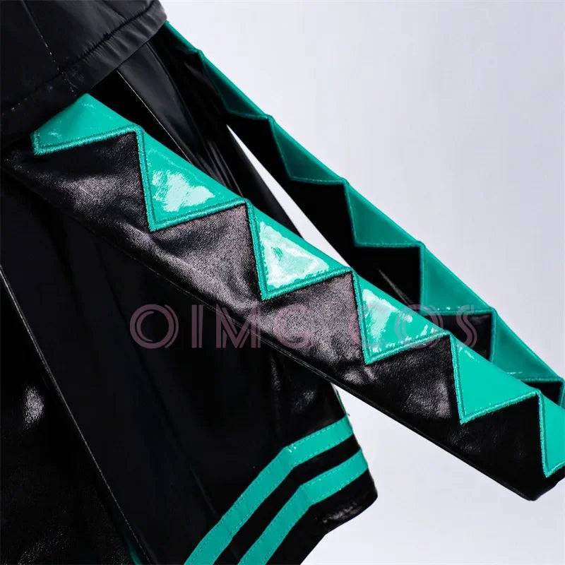 Miku Cosplay Maid Uniform Costumes Anime Role Play Gaming Halloween Party Costumes for Women Cheeky Lady